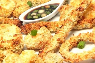 Baked Vegetable Tempura — Beans and Peas
