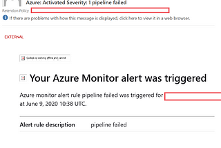 Proactive monitoring of cloud services & pipelines using Azure Monitor