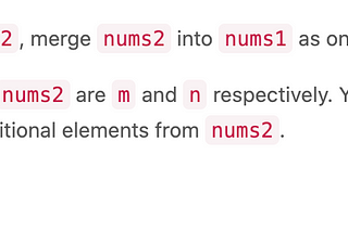 How to merge two sorted arrays in place