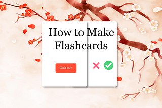 How to make Flashcards🃏