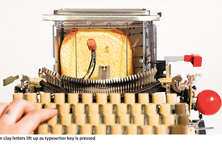 Cool Innovation #0124. Tostadora / máquina de escribir.