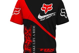 [AUTHETIC] Fox racing Just drift it 3d hoodie