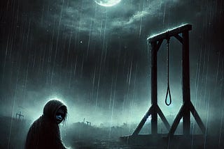 My poems were on a gallows, it seems.