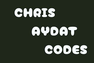 USSD Code Development by Chris Aydat.
