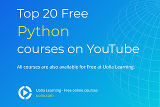 20 best courses to learn Python on YouTube