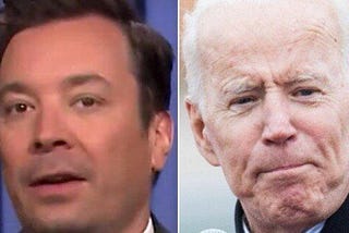 Jimmy Fallon Bashes Joe Biden Over Touching Allegations With Spoof 2020 Slogan