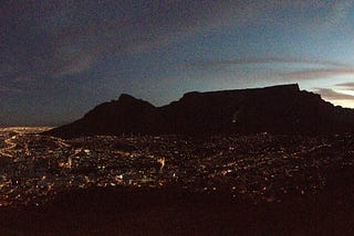 The beginning of a South African tale