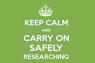 Safety guidelines for in-person research