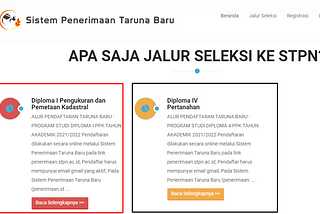 Sistem Penerimaan STPN 2021/2022 | Penerimaan STPN | Bimbel STPN Jogja