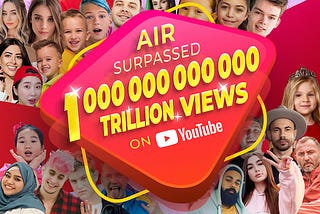 Ukrainian-Founded AIR Media-Tech Surpasses One Trillion Views on YouTube, Closing Out 2022 with a…