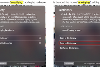 Apple’s Lookup feature