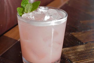 Drinking in Season: Off the Wagon’s Gin and Rhubarb Sour