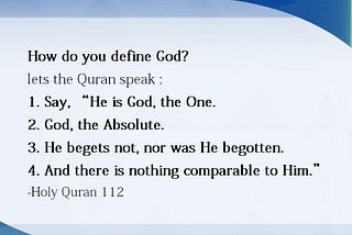 God in The Quran