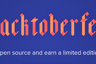 5 things I learned by participating in #hacktoberfest