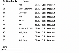 Randomized Database Ids