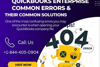 QuickBooks Enterprise Common Errors & Their Common Solutions
