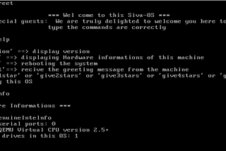 Simple Operating System (Siva-oS)