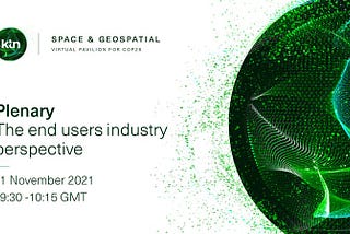 COP26: Geospatial and Space data for Climate Action