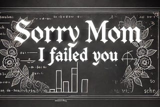 Sorry mama, I failed you