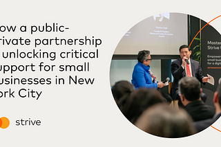 Public-private partnerships and small businesses: A conversation on what is working in New York…