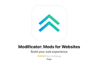Customize webpages in Safari with Modificator