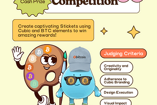 Cubic x BTC Sticker Contest ($700 in Prizes!)