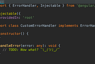 What could go wrong? How to handle errors in Angular