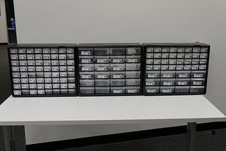 How to [over] organize electronics storage…