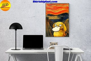HOW TO BUY: Pokemon Koduck psyduck scream poster