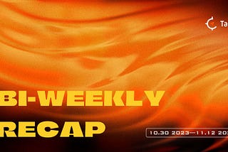 Tabi NFT Marketplace Bi-Weekly Recap (30th October- 12th November)