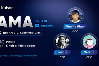 RECAP AMA Kaisar #1: September 27