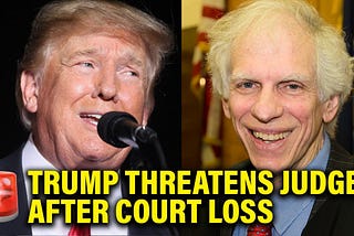 Finally! Judge Threatens to Jail Trump if He Doesn’t STFU!