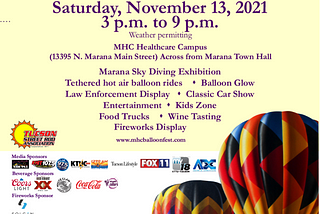 WATCH : 2021 MHC Hot-Air BalloonFest Livestream | FULL_HD