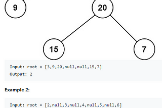 leetcode 111. Minimum Depth of Binary Tree
