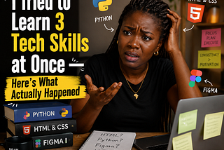 I Tried to Learn 3 Tech Skills at Once, Here’s What Actually Happened