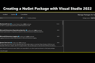 How to Create Nuget Package in Visual Studio 2022
