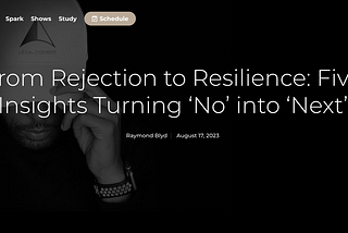 From Rejection to Resilience: Five Insights Turning ‘No’ into ‘Next’