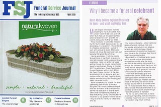 Why I became a funeral celebrant