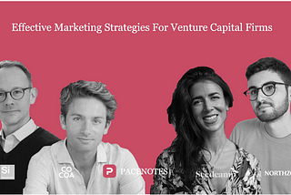 Effective Marketing Strategies For Venture Capital Firms