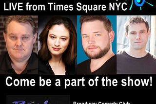 Sunday April 11 6pm LIVE Improv Comedy off-Broadway Times Square NYC