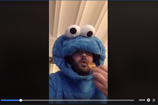 Sometimes, Cookie Monster Eats Pizza