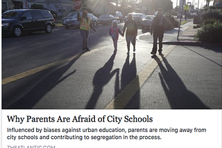 A little mad about “The Urban-School Stigma” (or — when stuff we generally agree with lacks context…