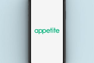 Appetite UX case study