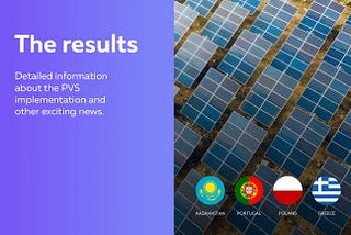 Q1'2018 Report — PV Solar Plants Implementation & One More Thing.