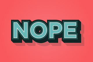 The happiness in rejection