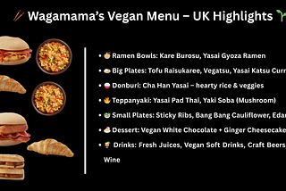 Wagamama Menu and Prices: What to Expect in 2025