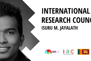 Meet Sri Lankan Researcher — Isuru M. Jayalath