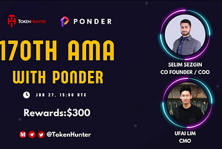 AMA Recap Vol.170 — —Ponder