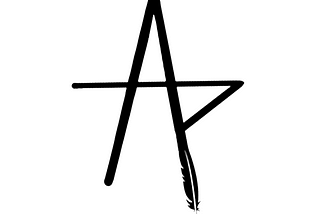 AP Alex Pop logo black with pen quill