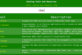 How I made a reliable hacking tools and resources search engine in two days (~6500 entries!)